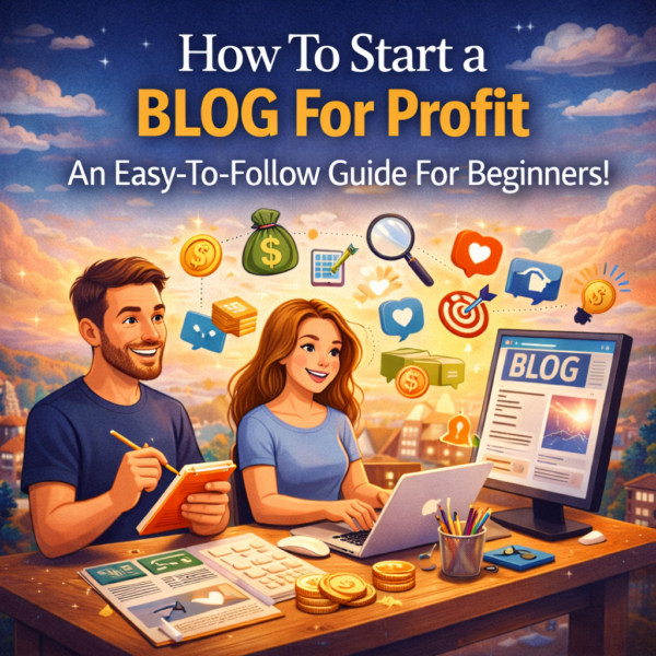 How To Start a Blog For Profit - An Easy-To-Follow Guide For Beginners!