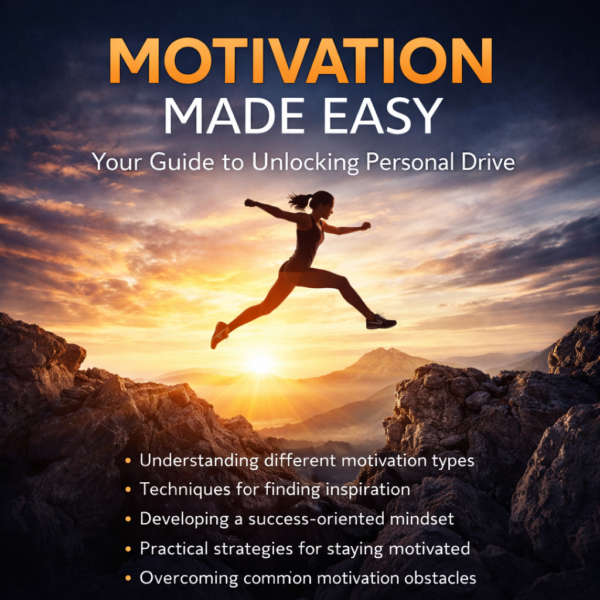 Motivation Made Easy: Your Guide to Unlocking Personal Drive