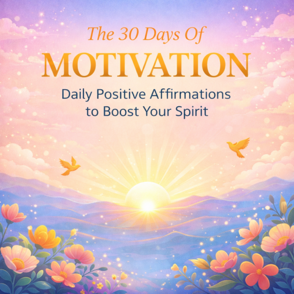 The 30 Days Of Motivation: Daily Positive Affirmations to Boost Your Spirit