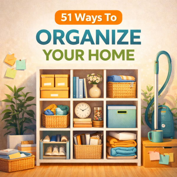 51 Ways To Organize Your Home