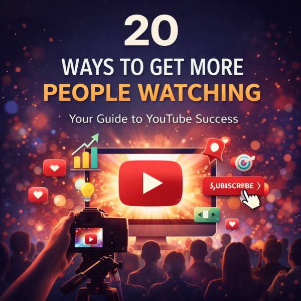 20 Ways To Get More People Watching