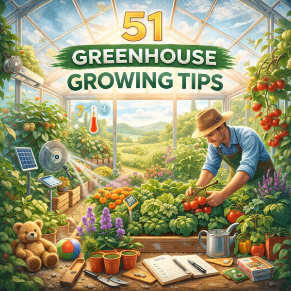 51 Greenhouse Growing Tips