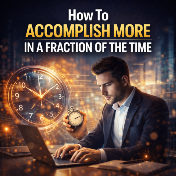How To Accomplish More In A Fraction Of The Time